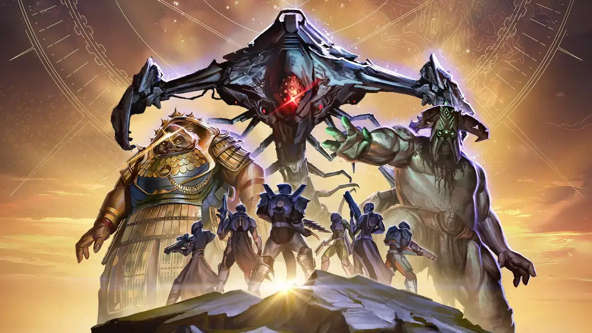 Promotional art for the Destiny 2 Pantheon endgame activity