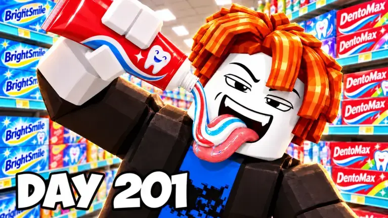 Eat Everything In A Grocery Store (Roblox)